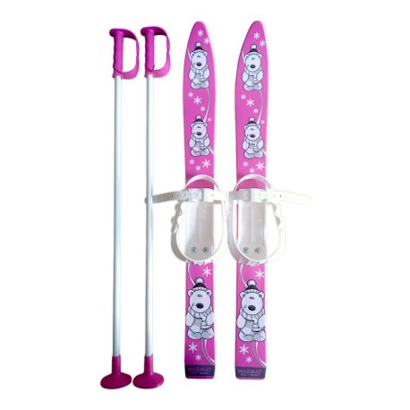 Набір лижний дитячий Marmat 70см Рожевий - Опт/Роздріб