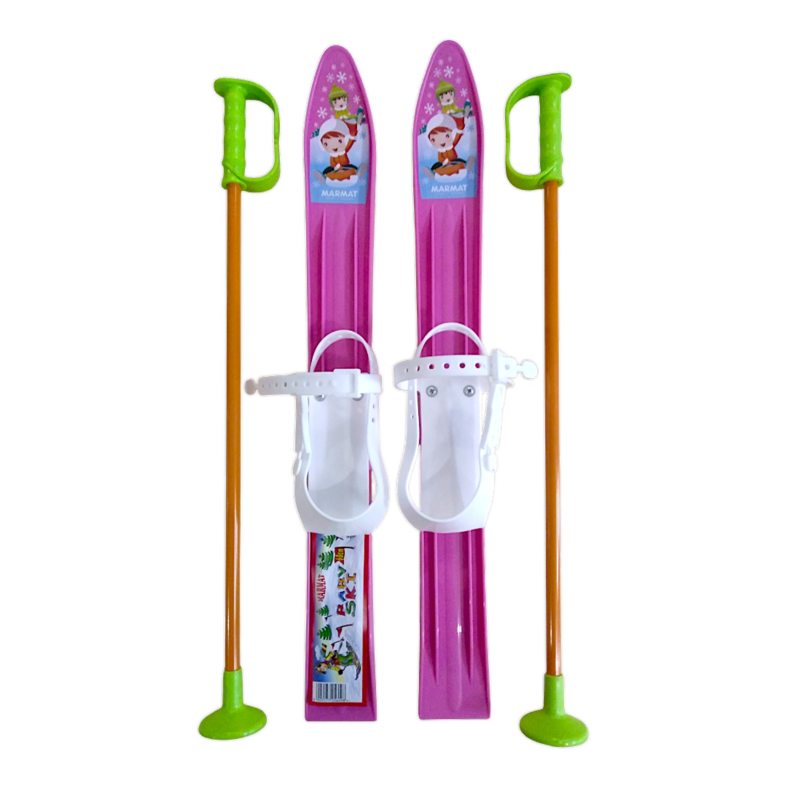 Набір лижний дитячий Marmat 60см Рожевий - Опт/Роздріб - Зображення 2