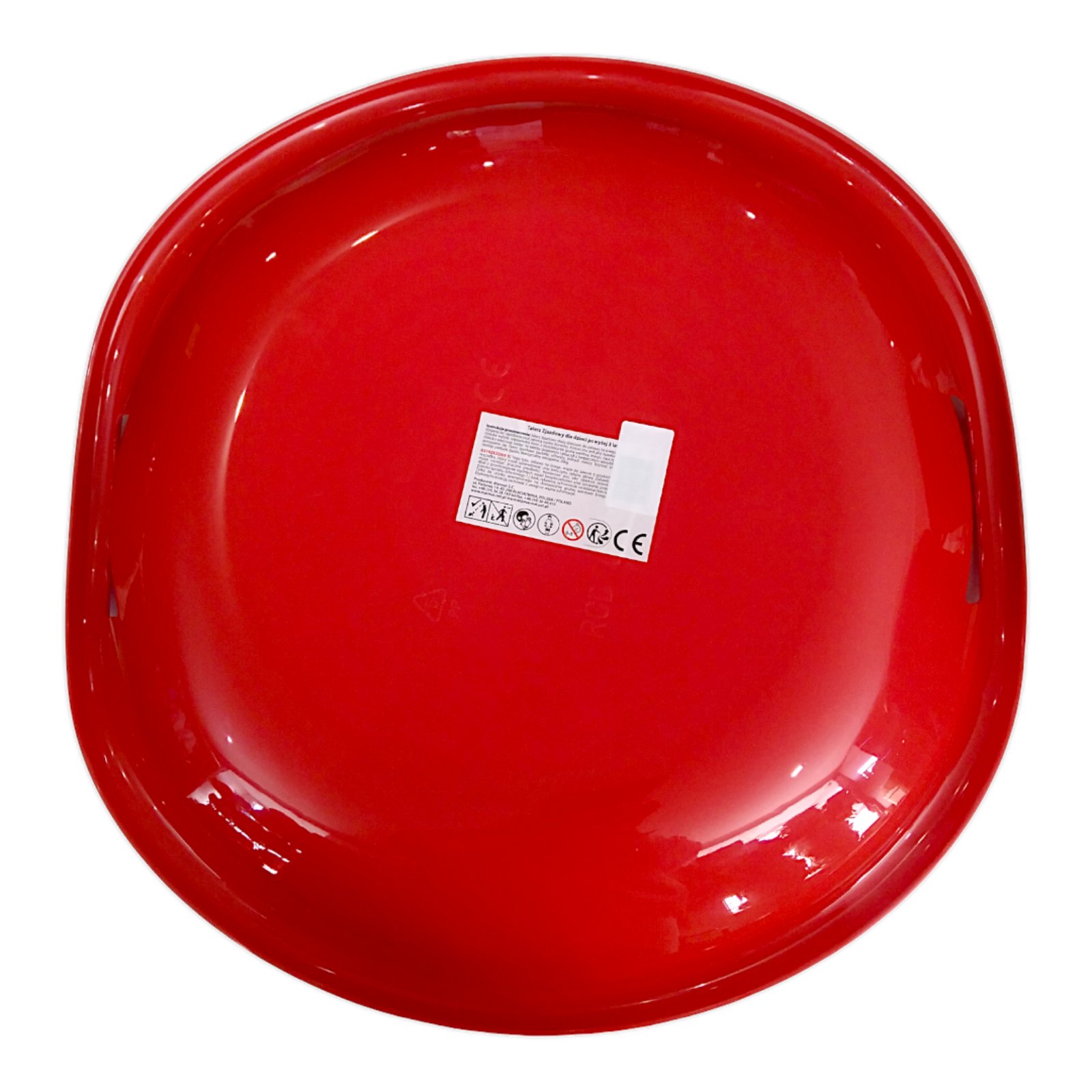 Санки-льодянка тарілка-з'їзд Marmat Snowflake Червона - Опт/Роздріб - Зображення 2