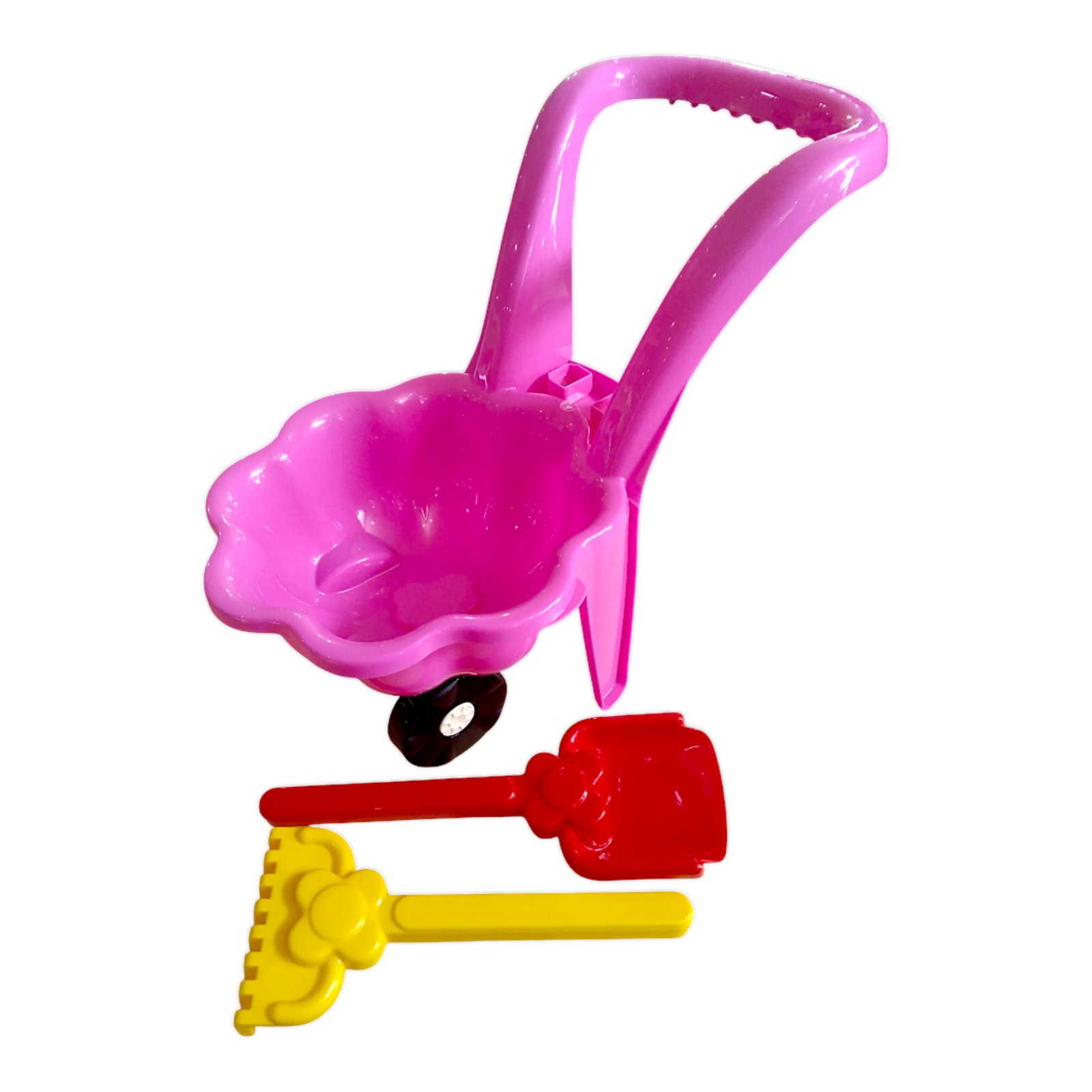 Дитяча тачка "Ромашка" Marmat Рожева - Опт/Роздріб - Зображення 4