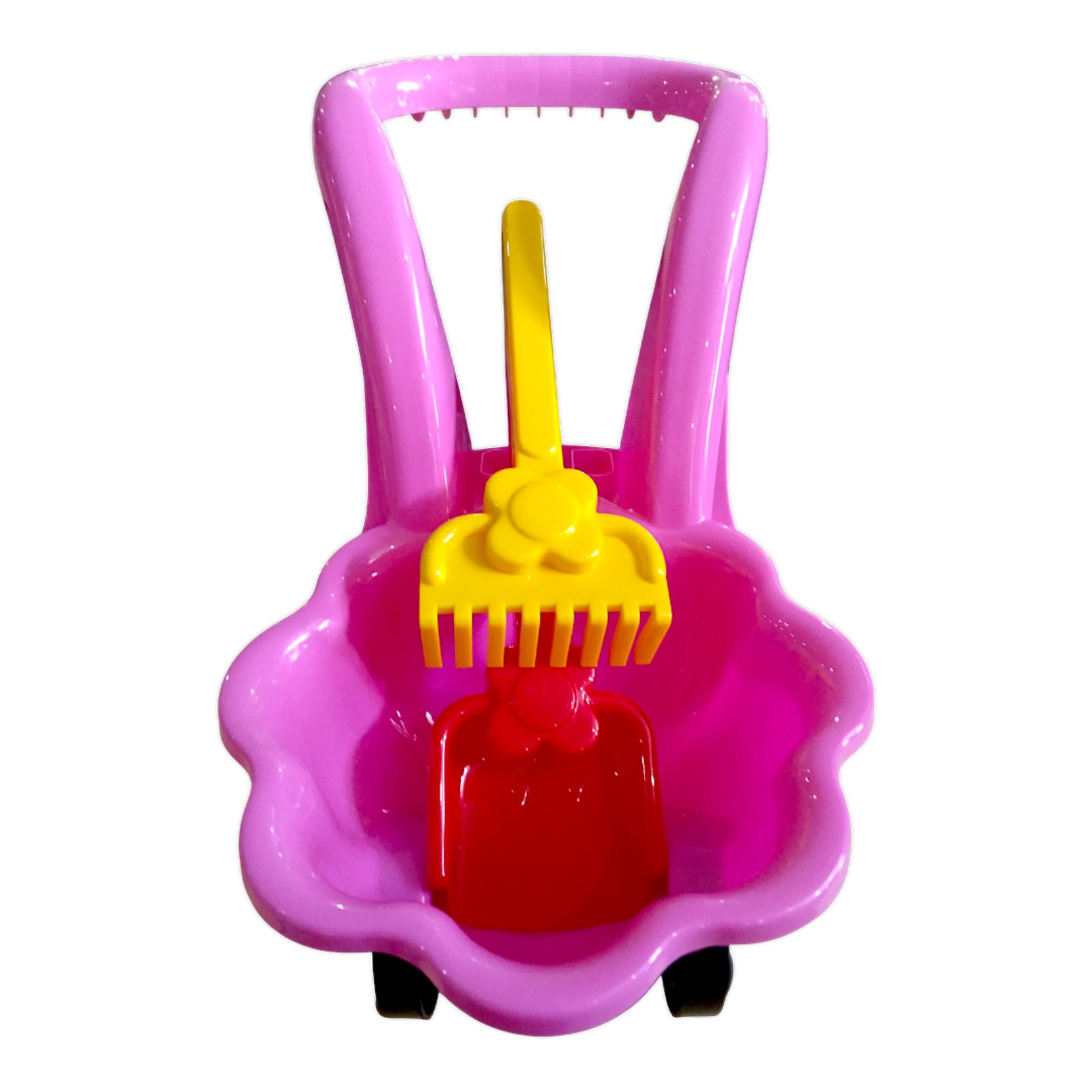 Дитяча тачка "Ромашка" Marmat Рожева - Опт/Роздріб - Зображення 2