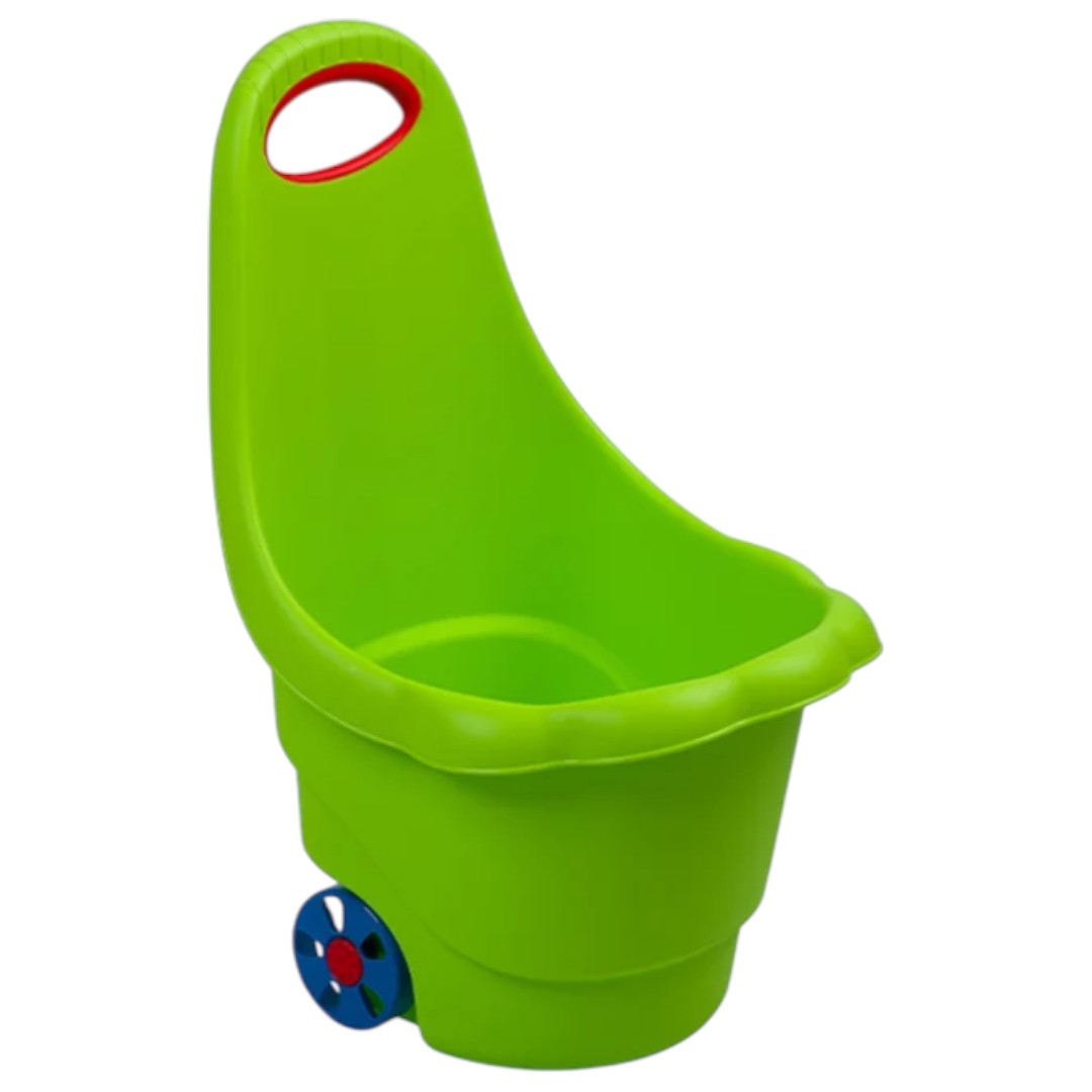 Контейнер дитячий для іграшок на колесах Зелений – Опт/Роздріб - Зображення 2