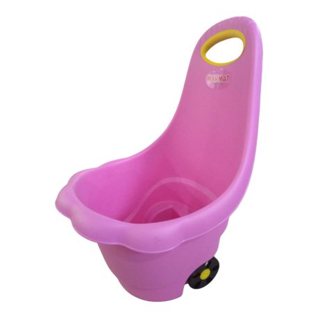 Контейнер дитячий для іграшок на колесах Рожевий – Опт/Роздріб